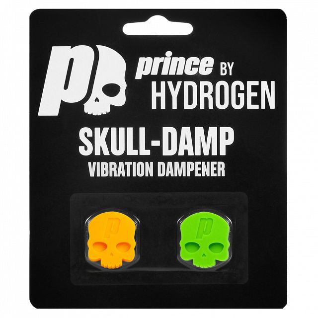 Prince Hydrogen Skull-Damp Vibration Dampener 2-Pack Orange / Green